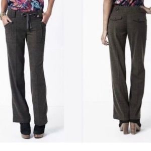 Anthropologie Cartonnier Pants Tweed Stripped